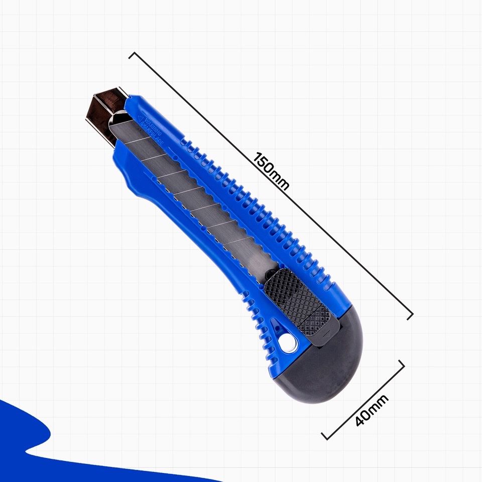 Coltelli: 18 mm Cuttermesser Teppichmesser Paketmesser Kartonmesser – Nuovo e nell'imballaggio originale da Bülach venduto da RockBottomOffTheRamp 1