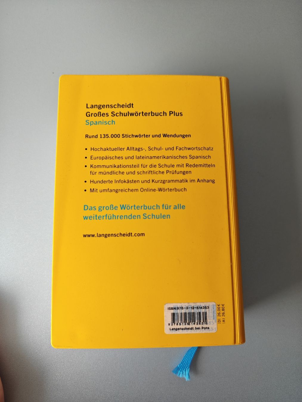 Libri: Langenscheidt Grosses Schulwörterbuch Plus Spanisch – Usato da Kreuzlingen venduto da ama_yp9z 1