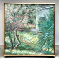 Antoine VILLARD (1867-1934) paysage pastel sec sur pavatex