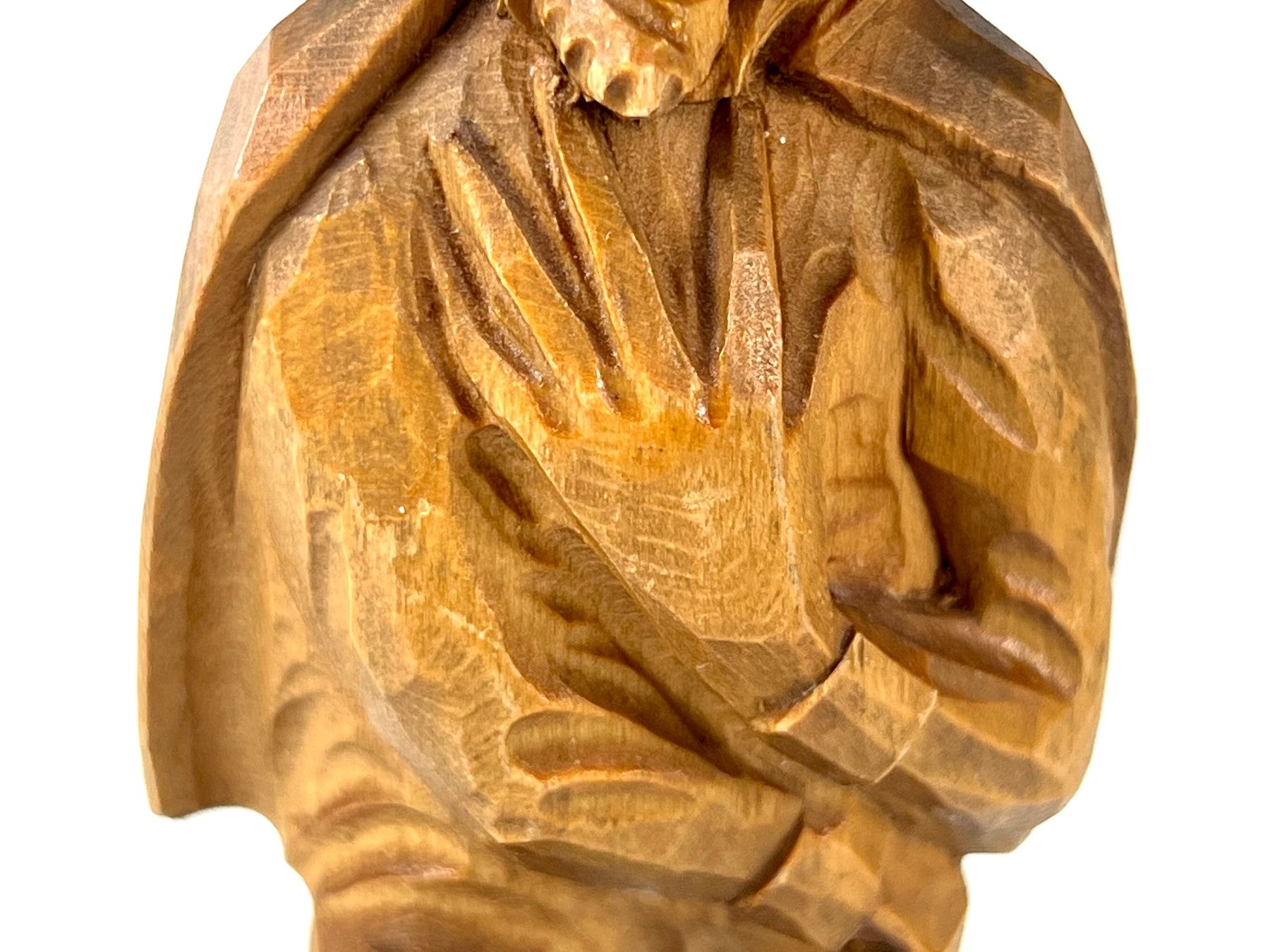 Figuren: MEPHISTOPHELES Holzfigur handgeschnitzt Monogramm ML – Gebraucht aus Zürich von Arche_Brockenhaus 5