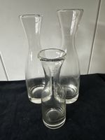 3 Messkaraffen Glaskaraffen Vintage Karaffen Hergiswil