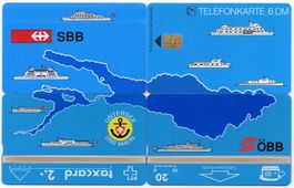 Bodenseetreffen von 3 Telefonkarten Vereinen von CH, DE + AT