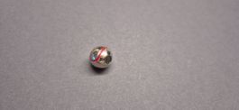 Silber Charm Baseball +Garantie