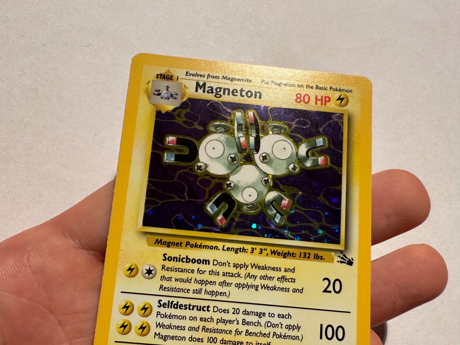Pokémon Carte collezionabili: Magneton holo Fossil EN – Usato da Hagendorn venduto da Pokecollectorch 4