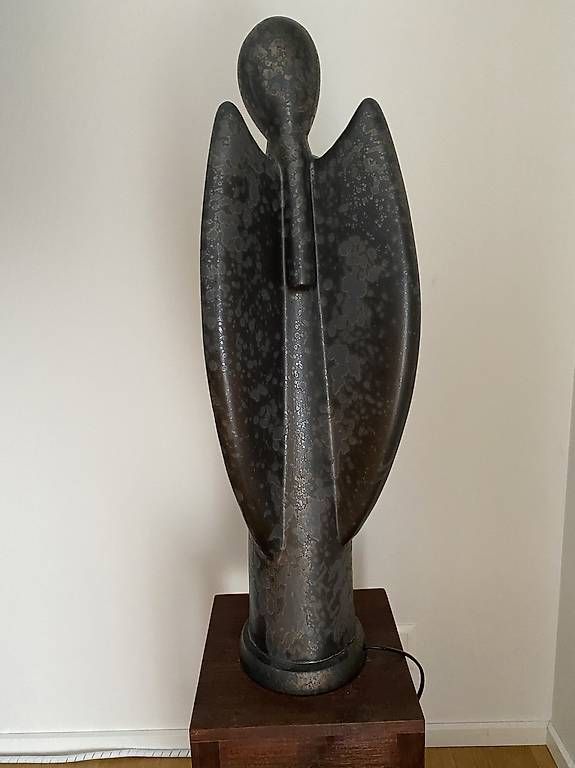 Statuette: Engel Azrael aus Töpferei – Usato da Luzern venduto da roennimoos 3