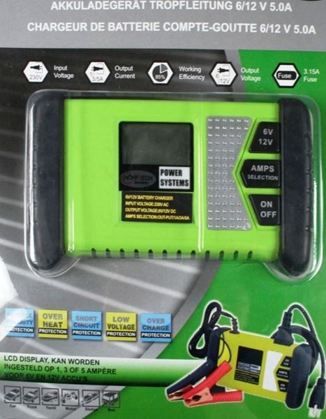 Akkus & Batterien: Batterie-Ladegerät 6 /12 Volt 5 Ampere – Neu und originalverpackt aus St. Gallen von schnaeppchen-preise 2