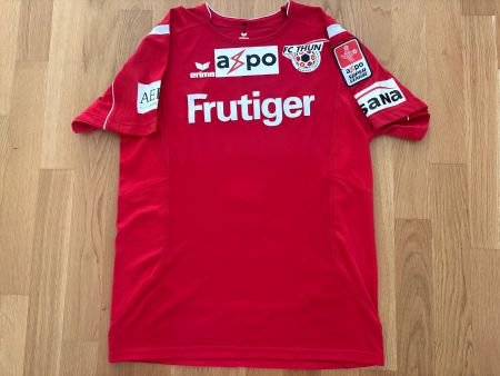 MATCH WORN FC THUN # 7 ANDRIST 2009/10 TRIKOT FCT ERIMA M
