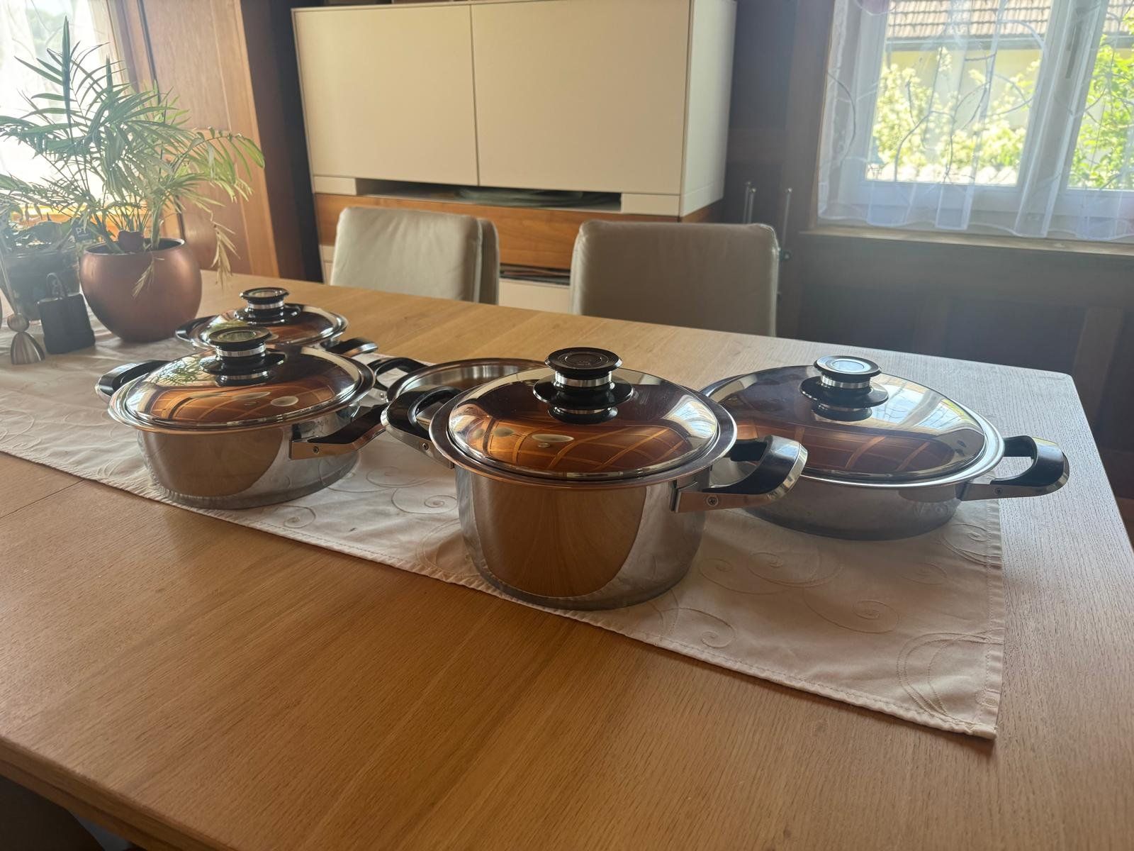 Pentole: AMC Edelstahl-Kochgeschirr Set 9-teilig mit Deckeln – Usato da Staufen venduto da jei_7bfb 2