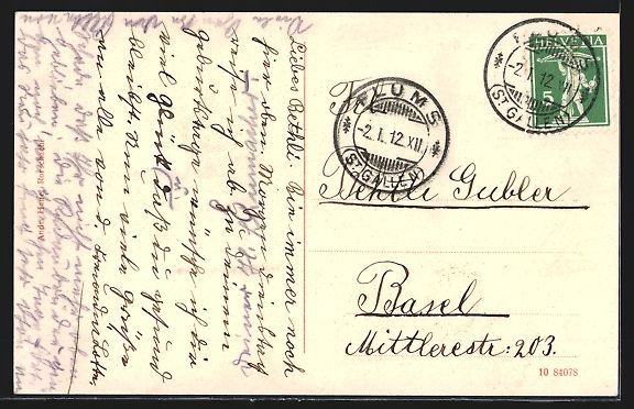 Cartes postales: AK Flums, Kurhaus Oberberg im Winter – D'occasion à Berlin par bartko-reher 1