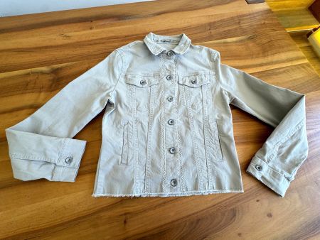 Jeansjacke NILE Beige Grösse XS wie NEU