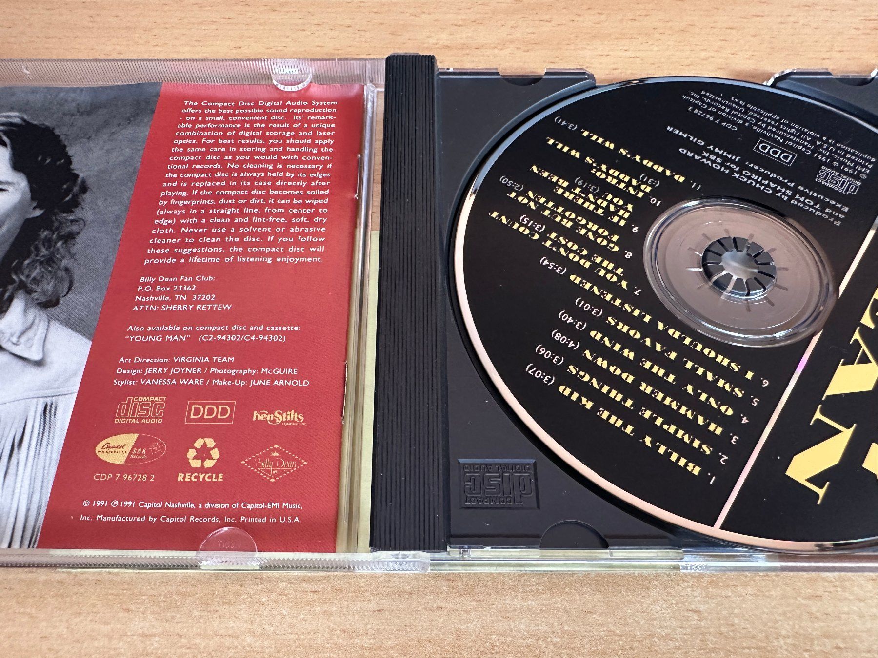 CD: Billy Dean – Billy Dean – Usato da Rikon im Tösstal venduto da Alpenmutz 2