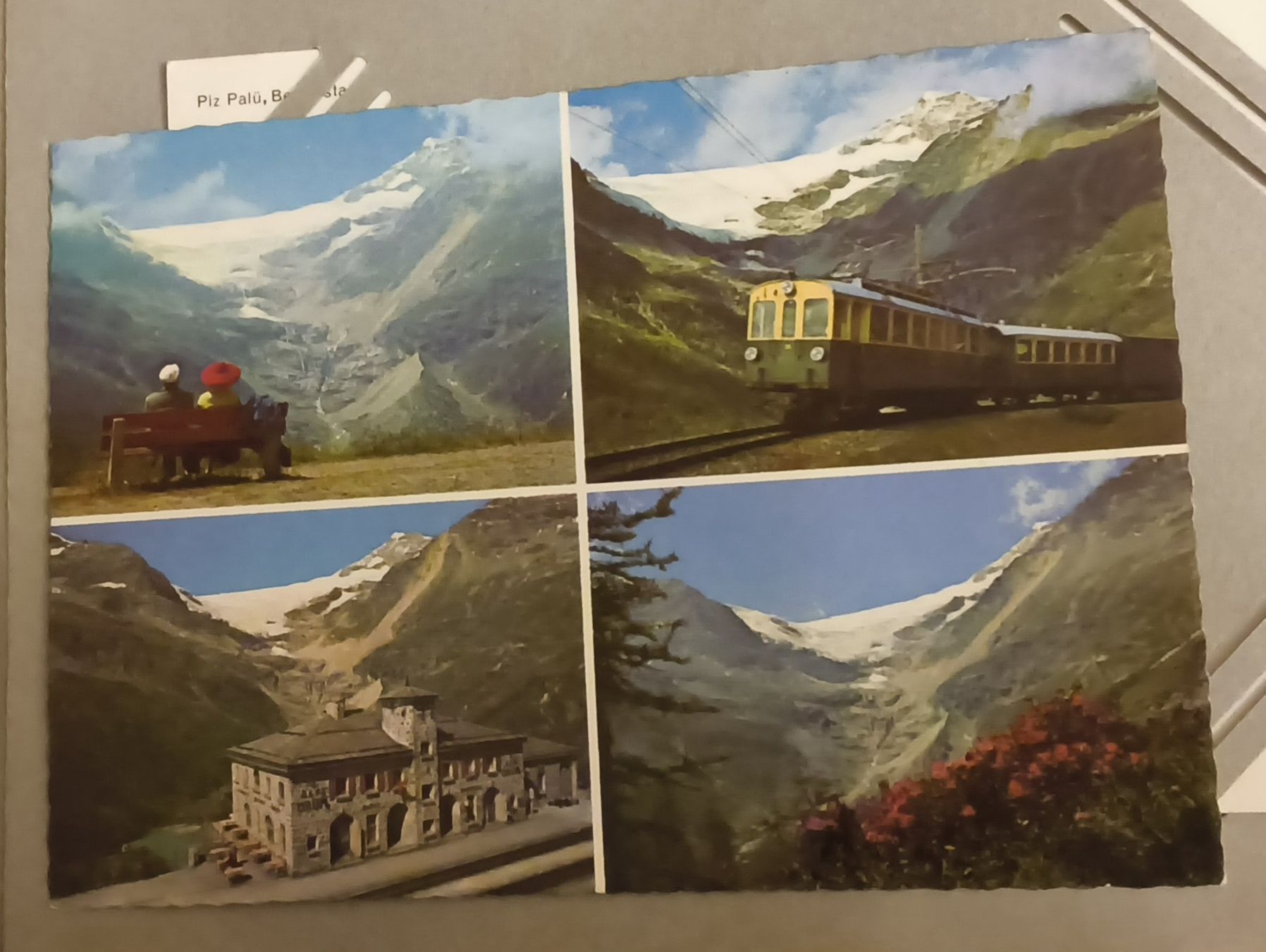 Cartoline postali: 2 Ansichtskarten Alp Grüm  – Usato da Hallau venduto da histoiremerveilleuse 2