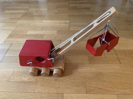 Seilbagger, Massivholz, Konrad Keller, hochwertig
