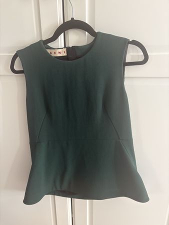 Marni Structured Top Green, original price CHF560