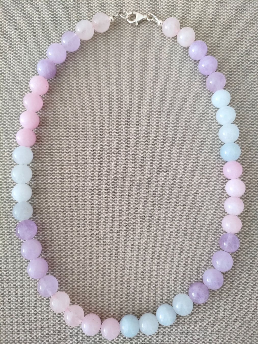 Catenine: Schöne Halskette Aquamarin, Amethyst – Nuovo e nell'imballaggio originale da Bern venduto da Lidia.5 2