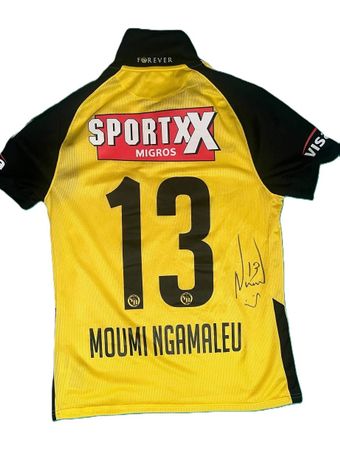 YB Matchworn Trikot Ngamaleu - signiert! BSC Young Boys