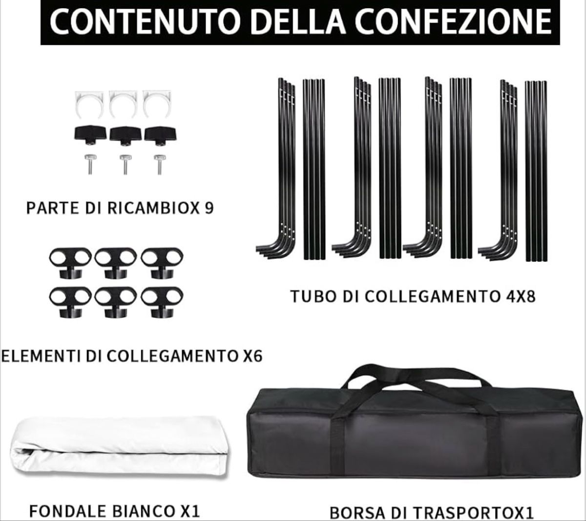 Autres accessoires: Fotohintergrund Weiss mit Gestell – D'occasion à Porza par luc_rz2n 7
