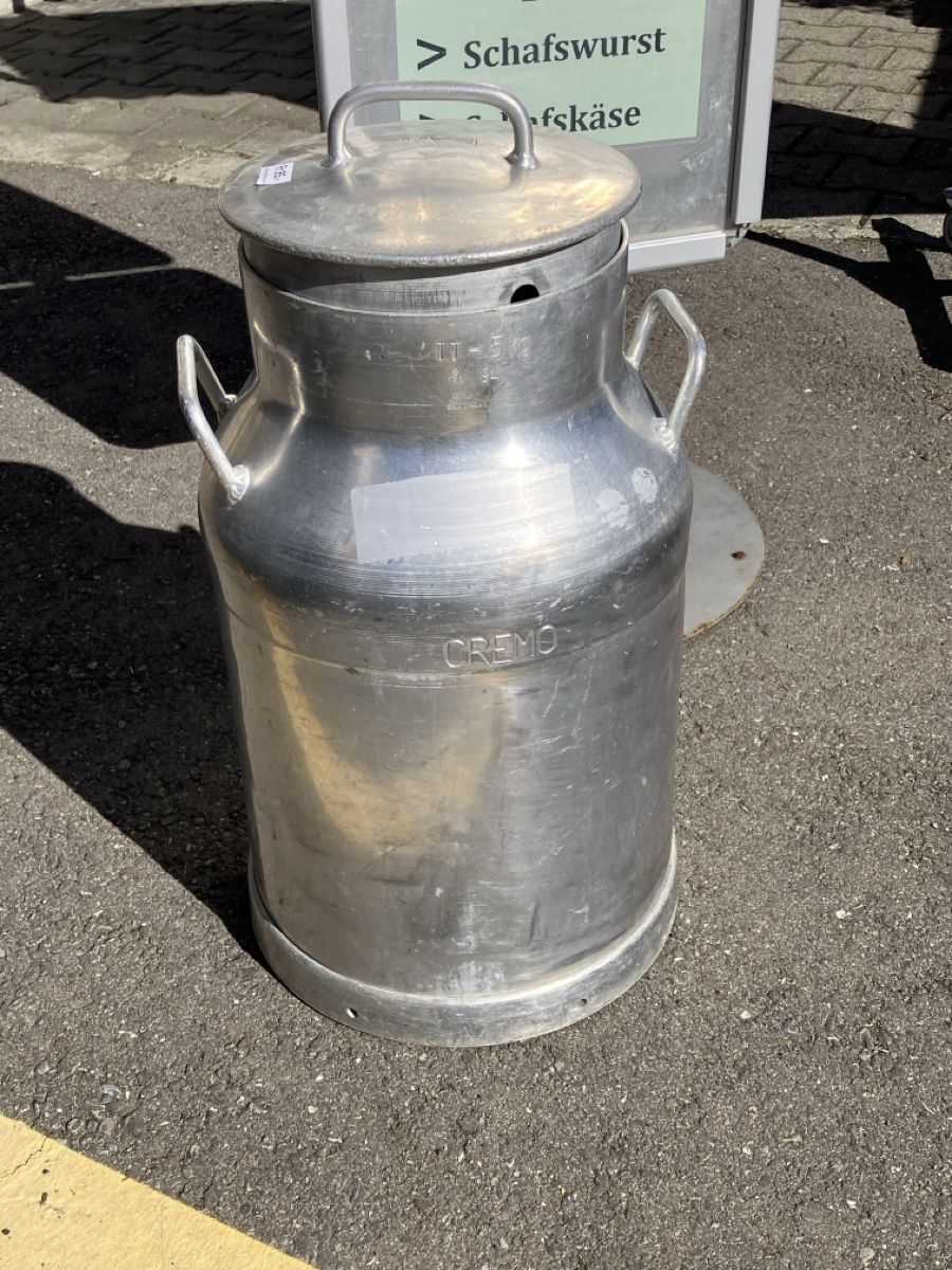 Schweizer Armee Agricoltura: Milchkanne 40 Liter – Usato da Erlenbach im Simmental! venduto da Simmentaler-Perlen
