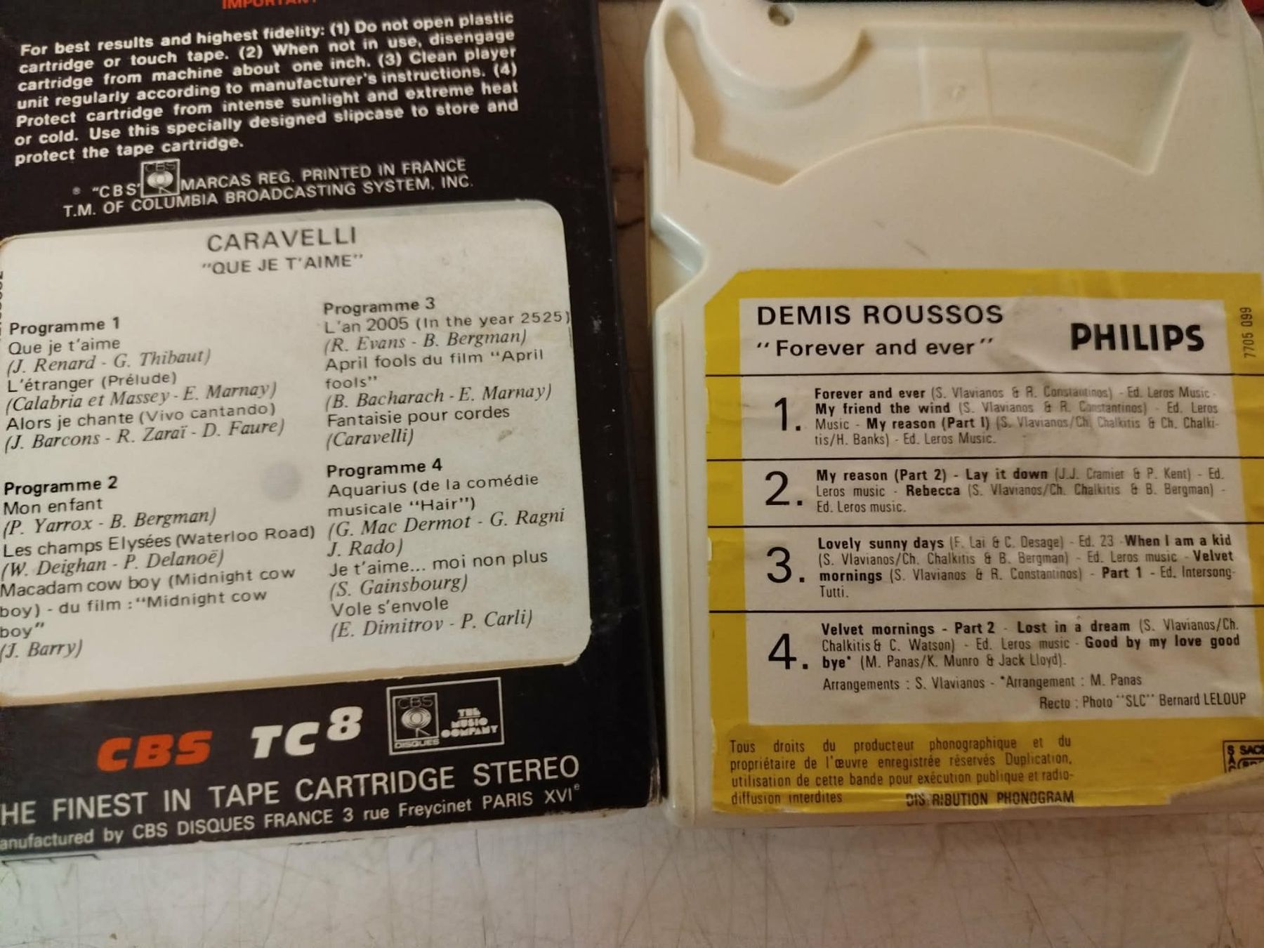 Kompaktkassetten: Cassettes 8 pistes – Gebraucht aus La Chaux-de-Fonds von Emmaus2300CDF 3