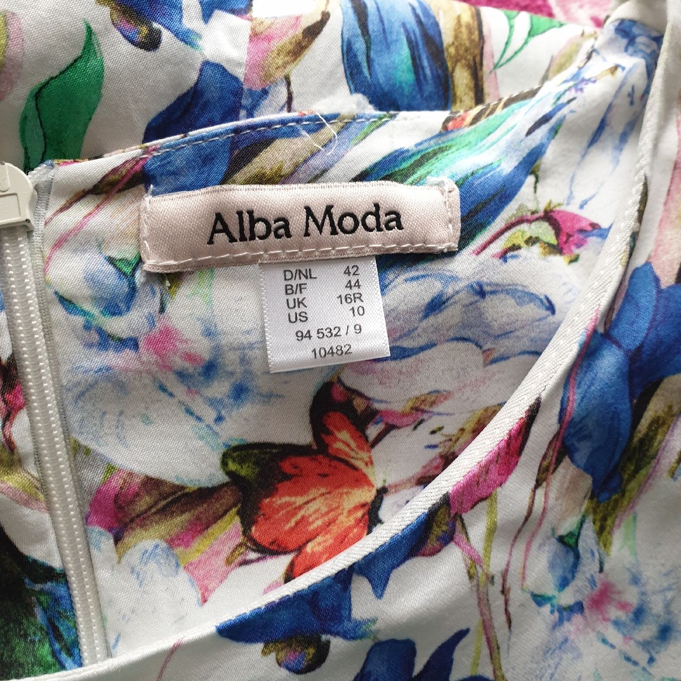 Alba Moda Kleider: Alba Moda schönes buntes Kleid Gr. 42 – Neu (gemäss Beschreibung) aus Frenkendorf von Moon111 4