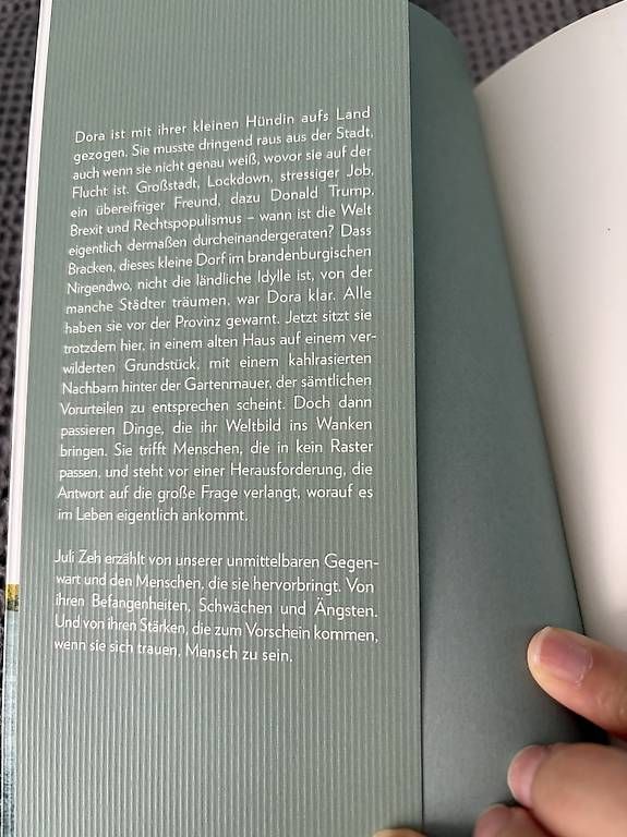 Libri: Buch: Über Menschen Juli Zeh – Usato da Sevelen venduto da mar_gq8k 2