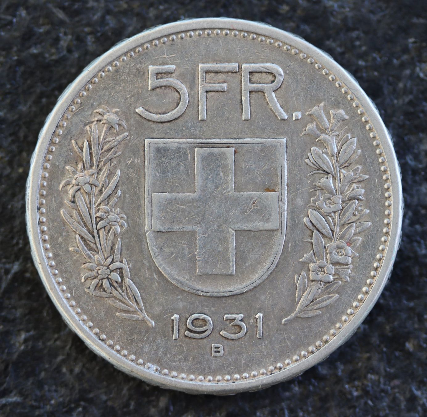 Toutes les monnaies: 5 CHF 1931 – D'occasion à Rheinfelden par Fitscherella