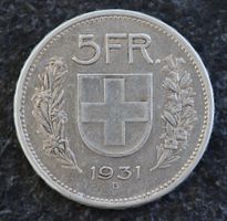 5 CHF 1931