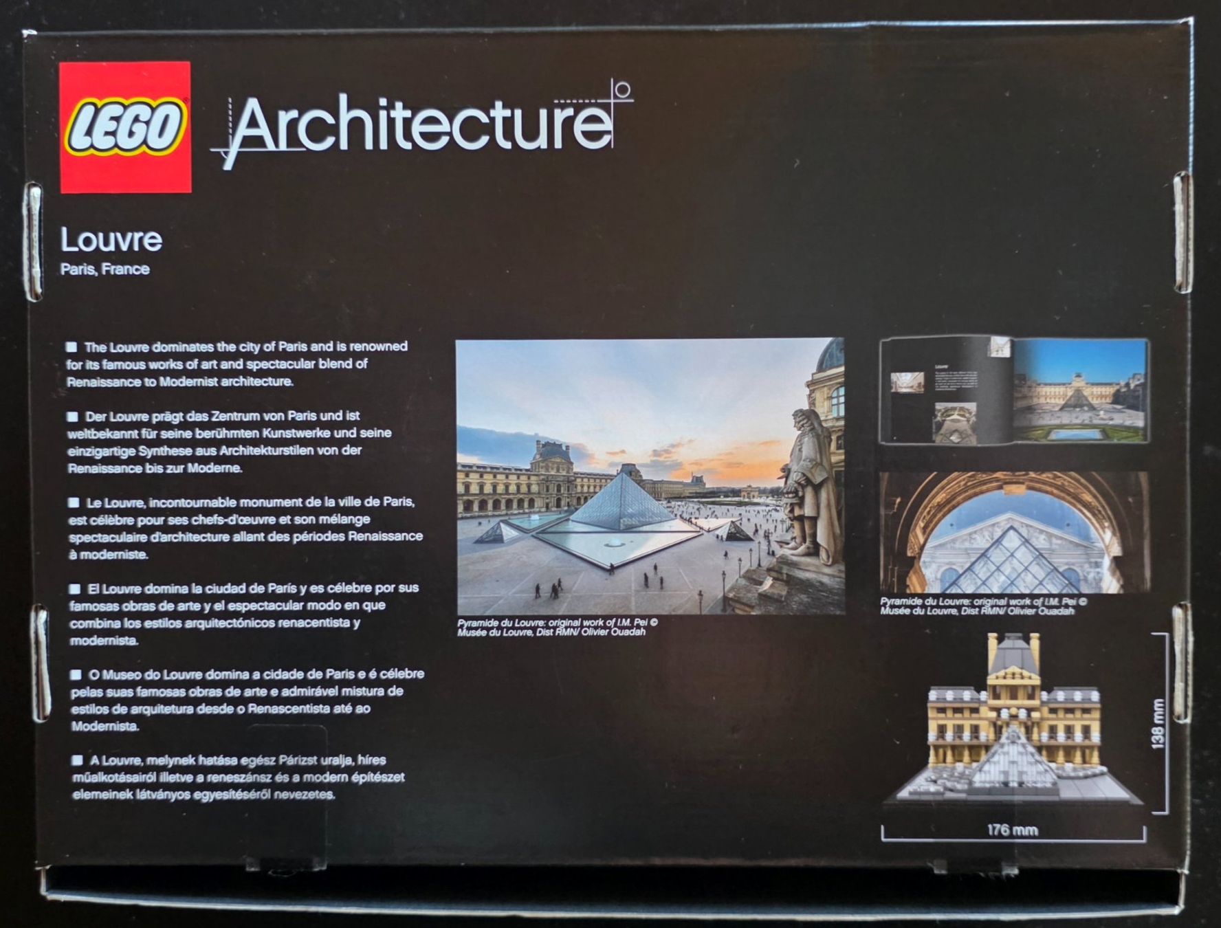 Lego Baukästen: Lego Architecture 21024 Louvre – Gebraucht aus Sommeri von Skywalker9206 1