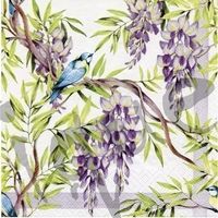 Serviette wisteria lila (1474) 2Stk.
