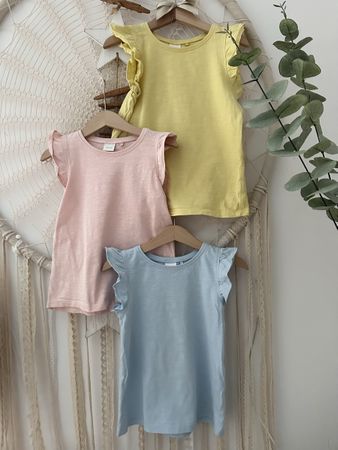 3x NEXT Tshirt mit Rüschen Gr. 4-5 Jahren