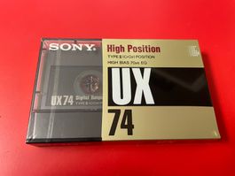 SONY UX-74 Chrom Audio-KULT-Kassette im Originalzustand rar!