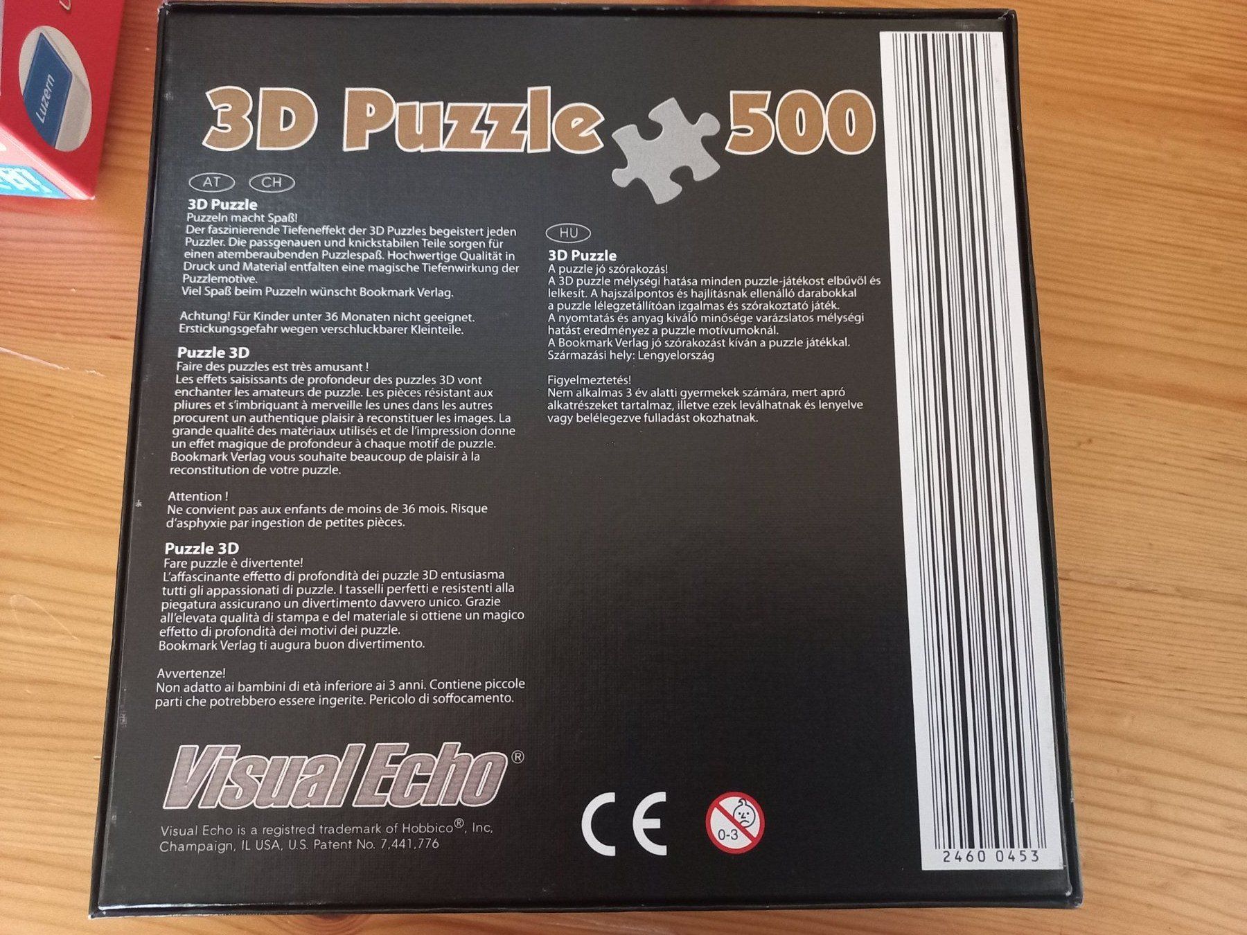 Puzzle: 3D Puzzle – Nuovo (secondo la descrizione) da Niederdorf venduto da ladyblue76 2