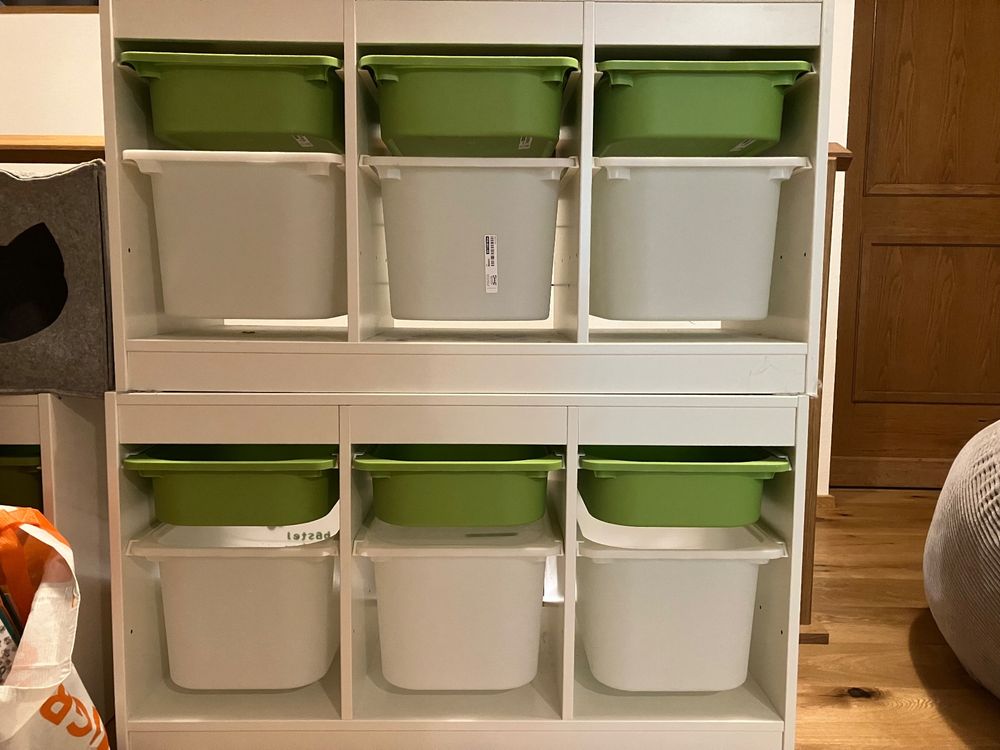 3x IKEA Trofast Spielzeugregal mit Boxen, sehr guter Zustand (Gebraucht) in Bäretswil für CHF 55 – nur Abholung auf Ricardo kaufen