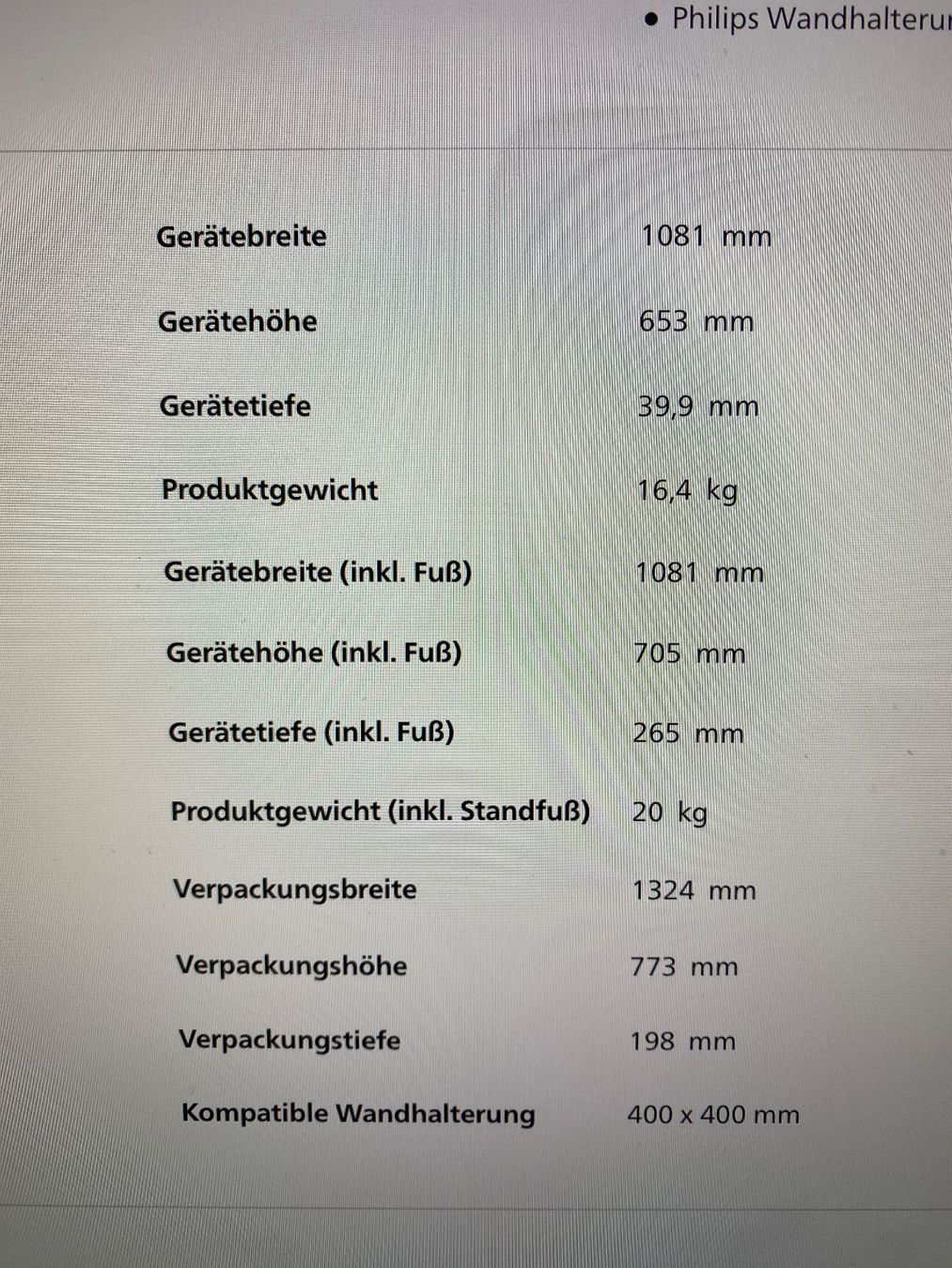 Philips Televisori: Fernseher Phillips 46 Zoll – Usato da Bösingen venduto da Trigusik 4