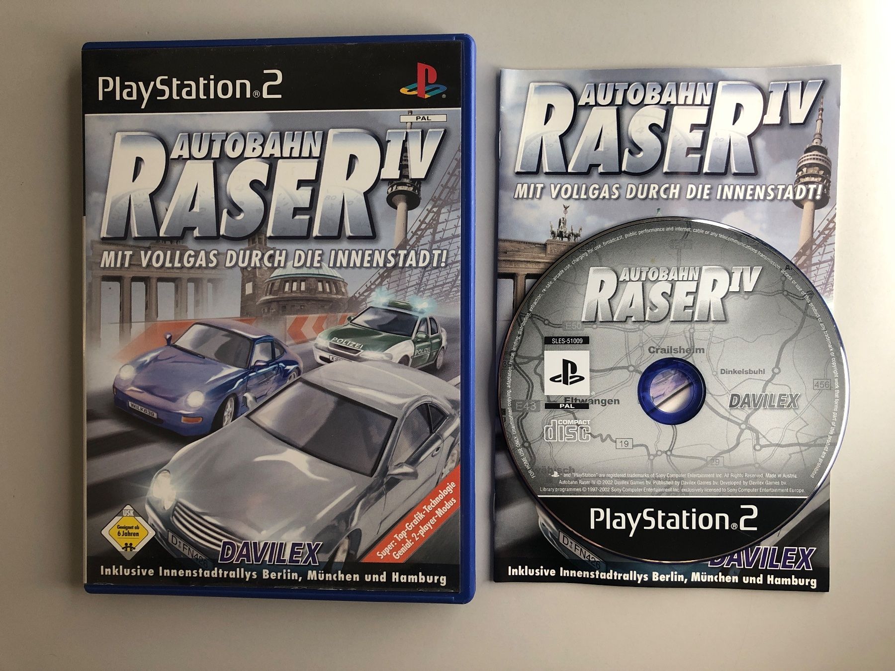Sony Spiele: Autobahn Raser IV - Autobahn Raser 4 - PS2 – Gebraucht aus St.gallen von taduz