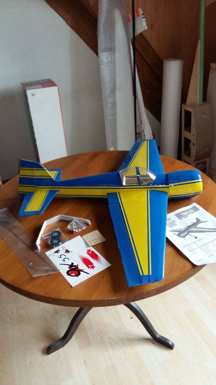 Modellismo RC: Original JAK-55 RC Modellflugzeug Bausatz – Nuovo (secondo la descrizione) da Oberbipp venduto da Thermik-XL 1