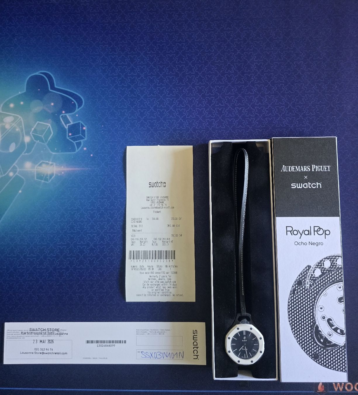 Swatch Orologi: Royal Pop BLACK Swatch × AP – Nuovo e nell'imballaggio originale da Lausanne venduto da zak_dnn5 1