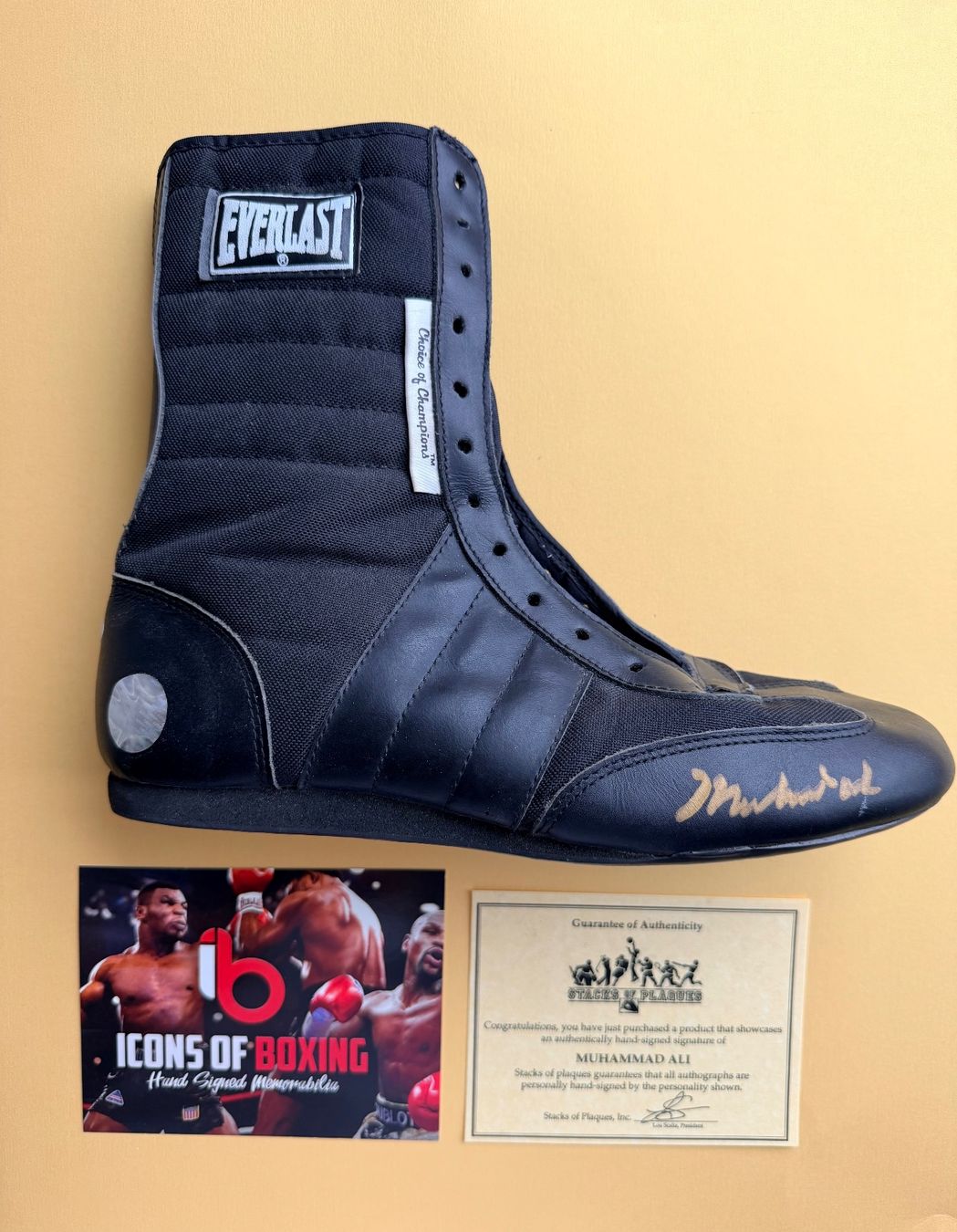 Autografi: Everlast Boxschuhe mit original Muhammad Ali Autogramm – Nuovo e nell'imballaggio originale da Bachenbülach venduto da inn_5kmg
