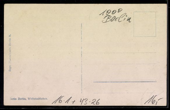 Cartoline postali: Berlin, Partie am Leipzigerplatz mit Str – Usato da Berlin venduto da bartko-reher 1