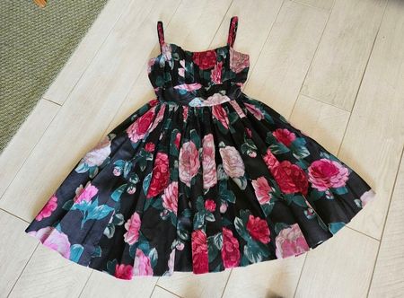 Robe de soirée faite main (couturière)