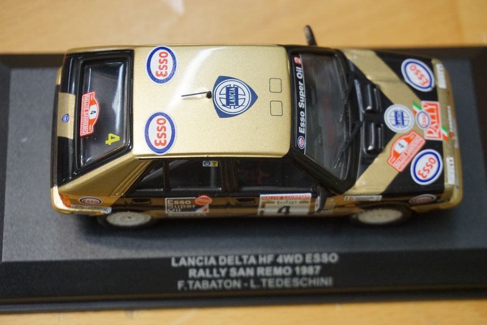 LANCIA DELTA 4WD N°6 RALLYE MONTE CARLO 1987 M. BIASION IXO Rac078 143 4895102309870