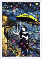 Death NYC Pop Art Druck " Vuitton Van Gogh Banksy Nola Girl