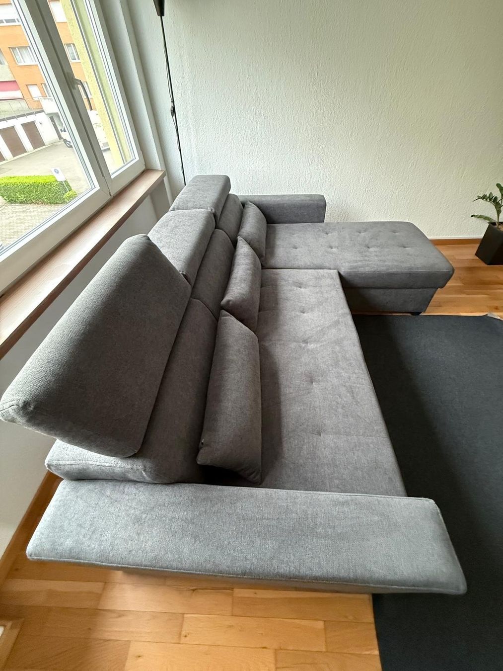 Divani: Carryhome ECKSOFA Webstoff Graphitfarben – Usato da Vättis venduto da MauMP 1