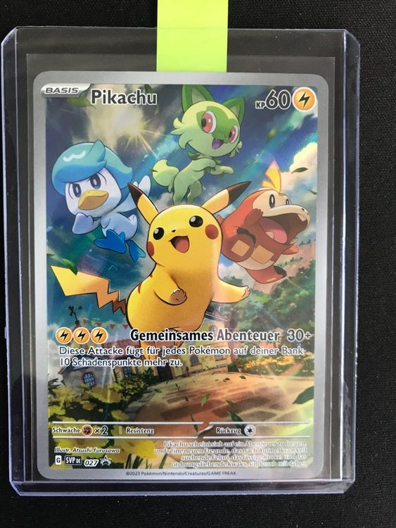 SV Black Star Promos - Pikachu (SVP 027) - Deutsch  Produktbild-Vorschau 8
