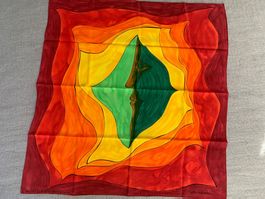 SeidenFoulard Schal Vintage 1989 Neu