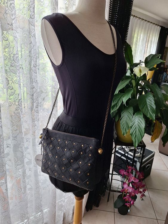 Sac Kookai cuir noir neuf Acheter sur Ricardo