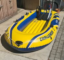 Intex Challenger 3 Schlauchboot, neuwertig, inkl. Zubehör
