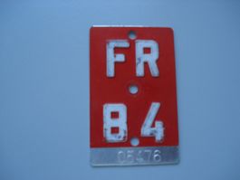 Velonummer FR 1984