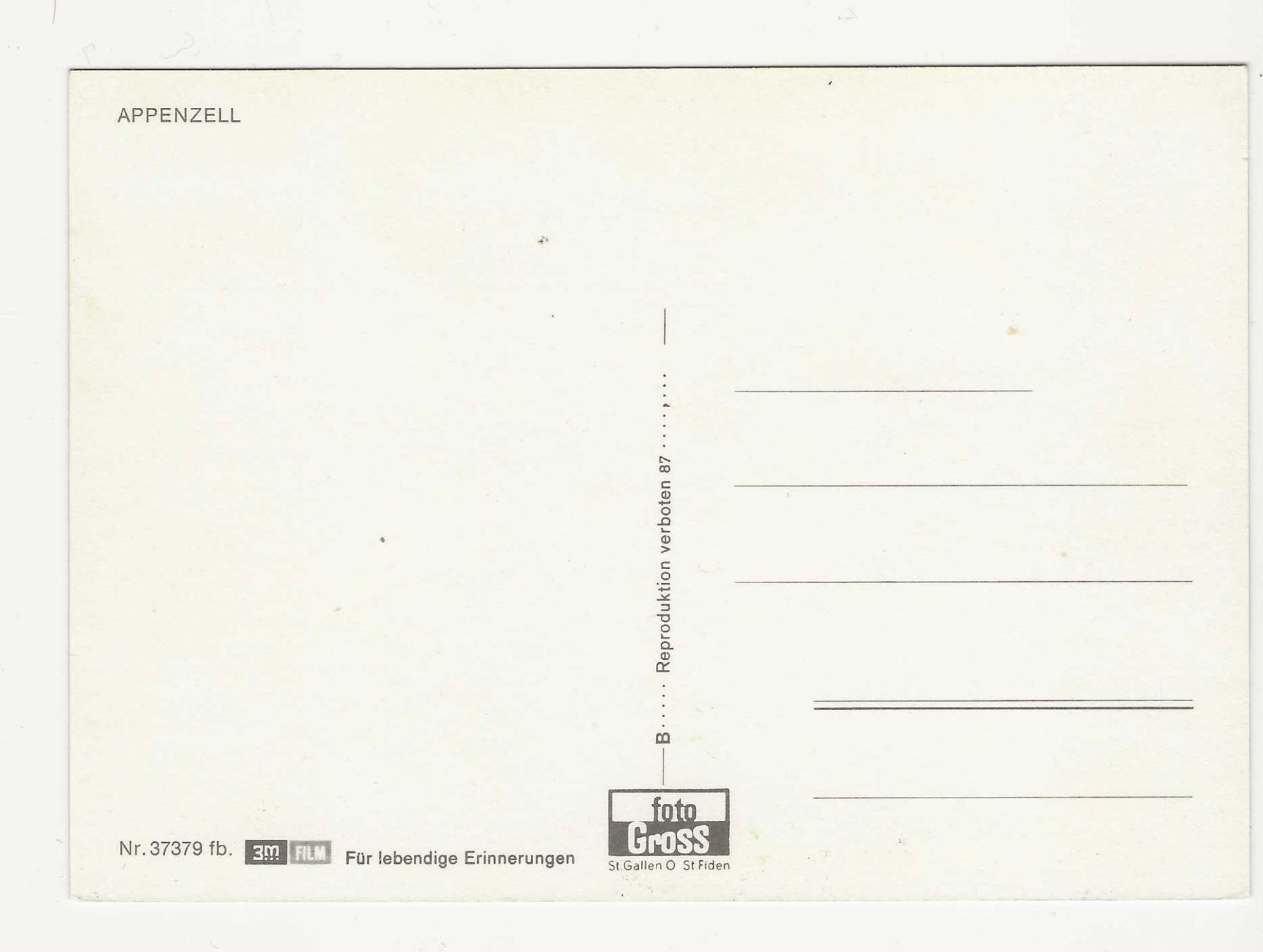 Cartoline postali: APPENZELL – Usato da Küttigen venduto da rolypo 1