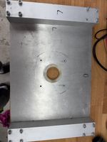 Frässchlitten Aluminiumplatte für SBR20 Linearführung